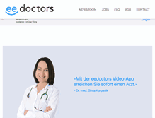 Tablet Screenshot of eedoctors.com